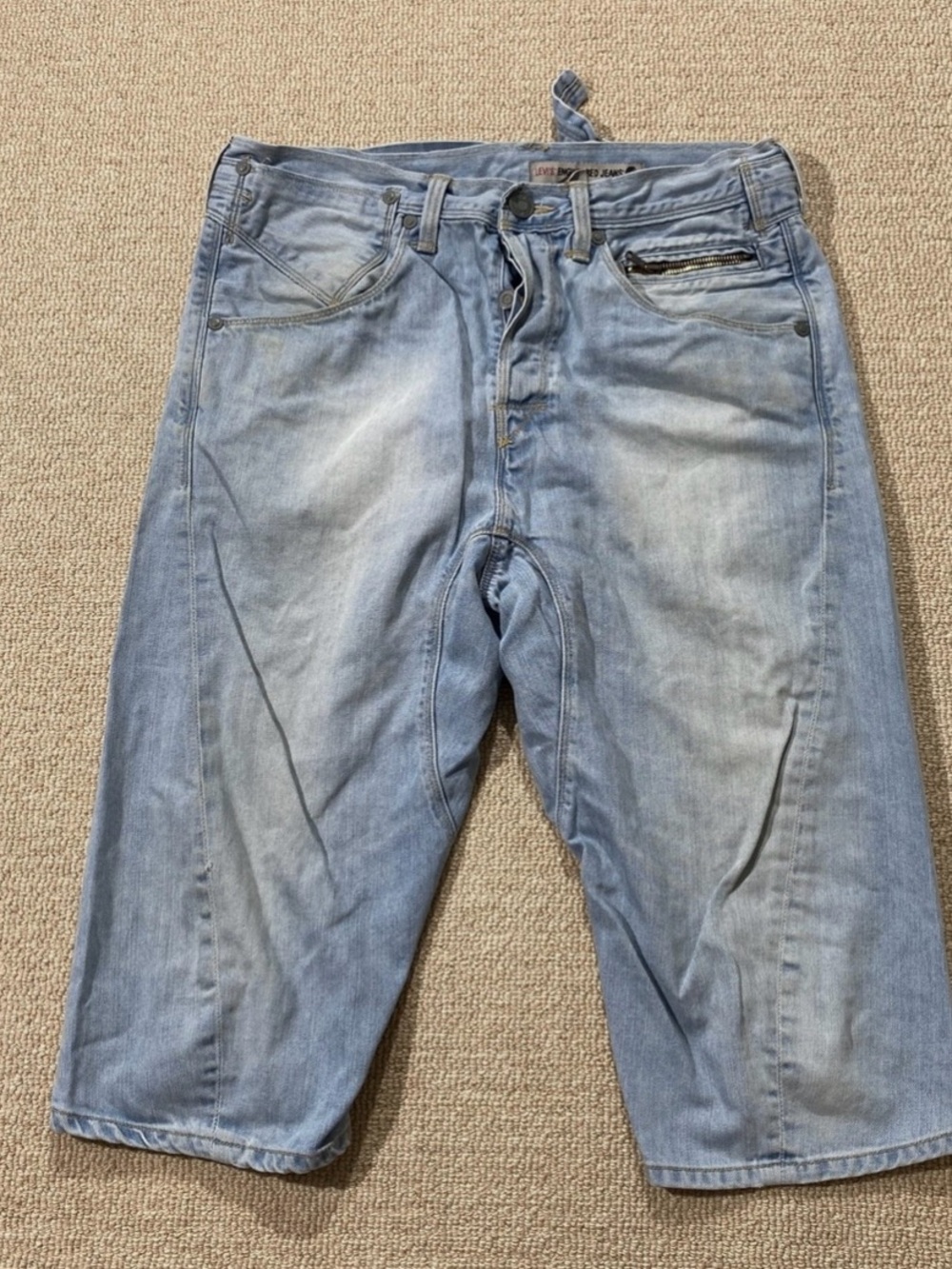 Levi’s engineered Light Blue Denim Jeans Shorts
